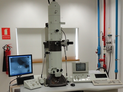 Microscopio electrónico de transmisión