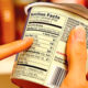 Dificultad para leer etiquetas en productos nutricionales