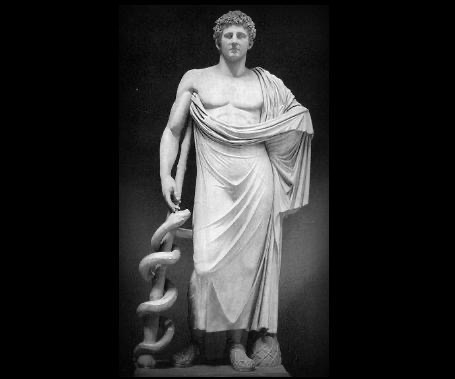 Asclepio, antiguo dios de la medicina griega