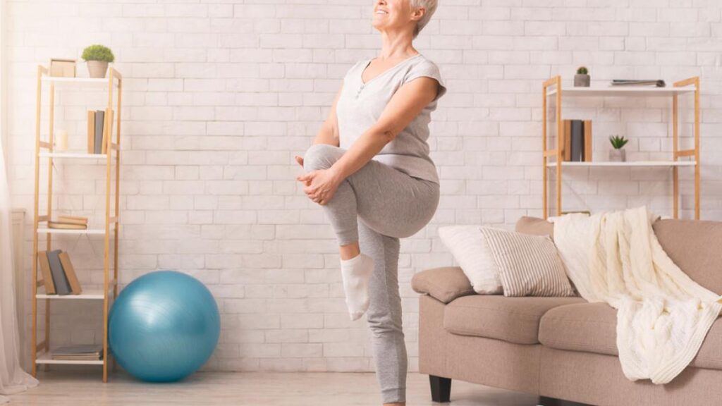 Entrenamiento de equilibrio en adultos