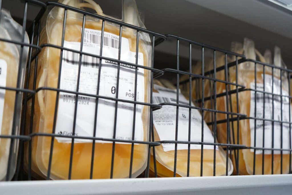 Transfusión de componentes del plasma