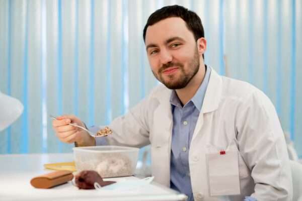 Comida saludable para comer durante la guardia