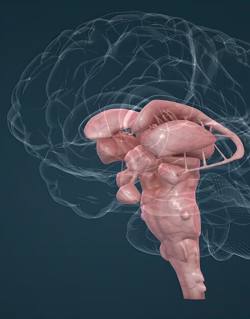 Configuración interna del tronco encefálico