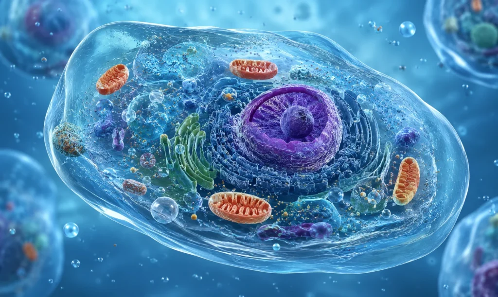 El agua de las células