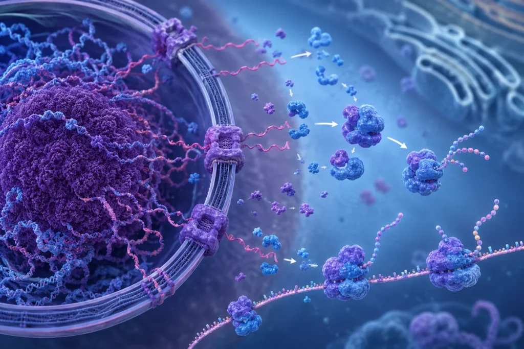 Nucléolos y formación de ribosomas