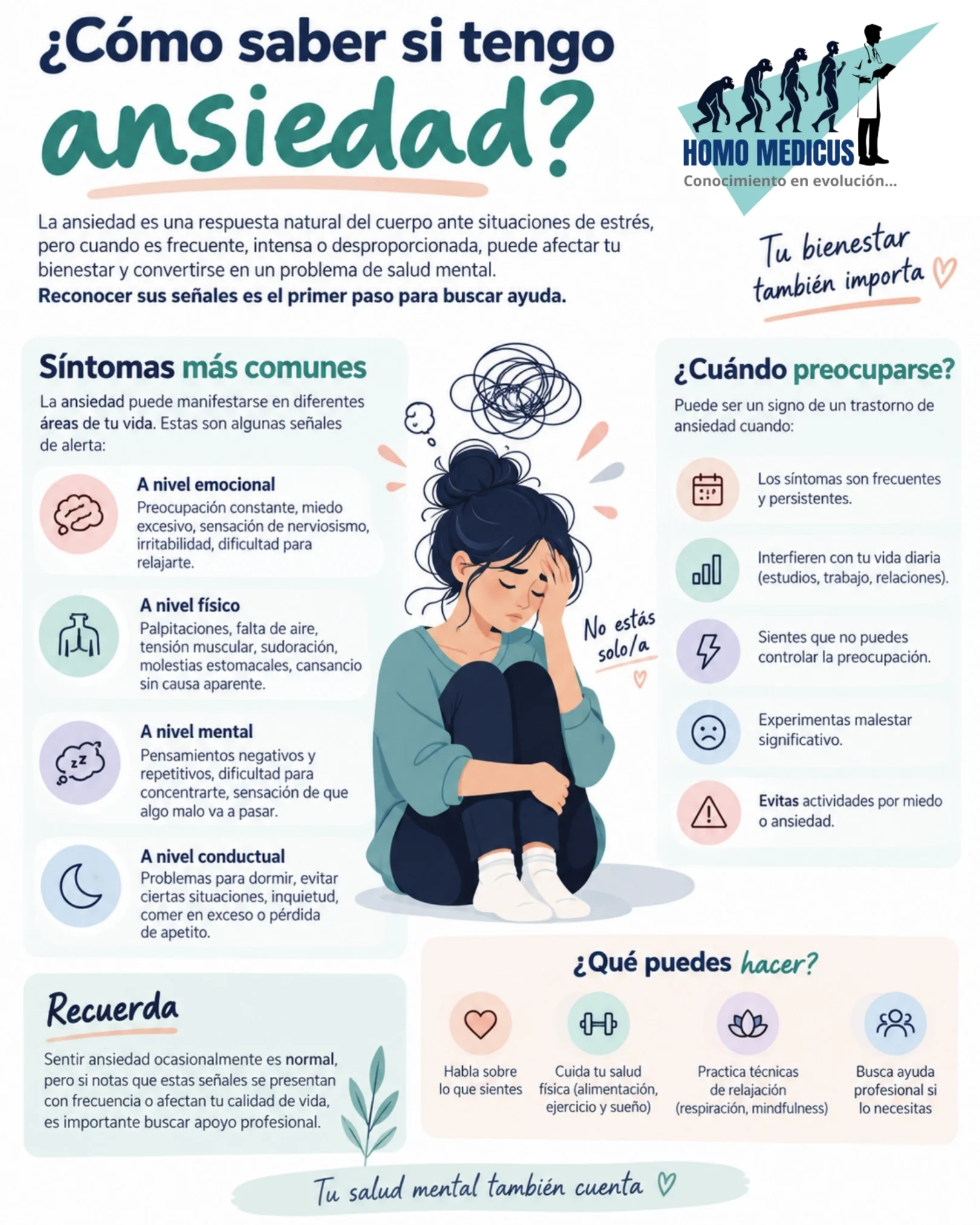 ¿Cómo saber si tengo ansiedad?