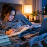 Estudiar y leer en la cama: efectos sobre el aprendizaje, la postura corporal y el sueño